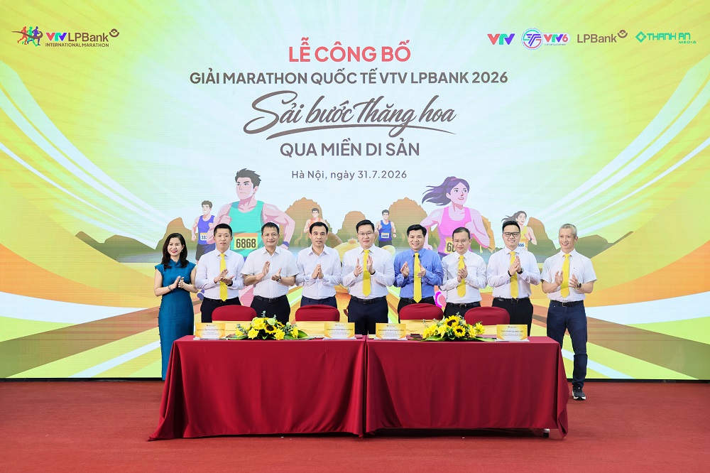 VTV và LPBank đồng hành tổ chức Marathon Quốc tế 2026, lan tỏa lối sống khỏe và quảng bá di sản Ninh Bình